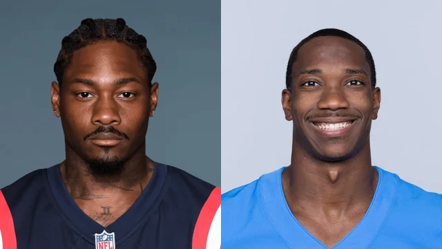 Stefon Diggs and Cam Hart Stefon Diggs and Cam Hart