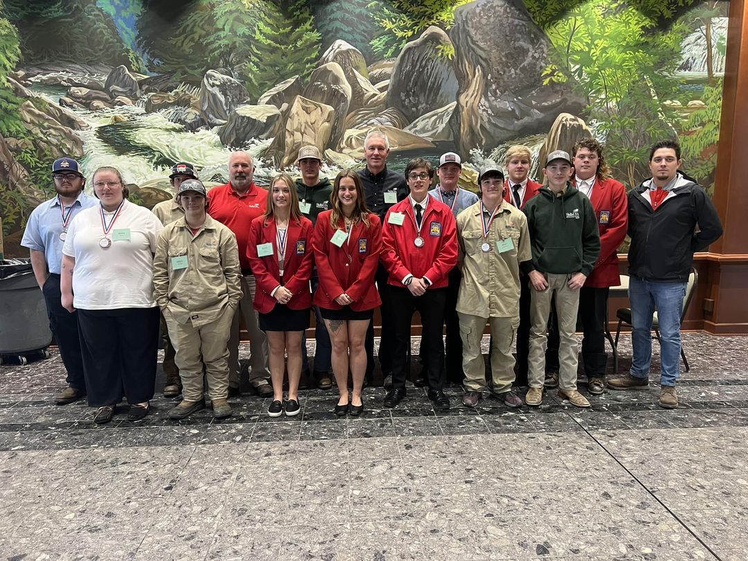 MACON COUNTY SCHOOLS: Franklin High School Skills USA team members were top competitors at the Blue Ridge Regional event