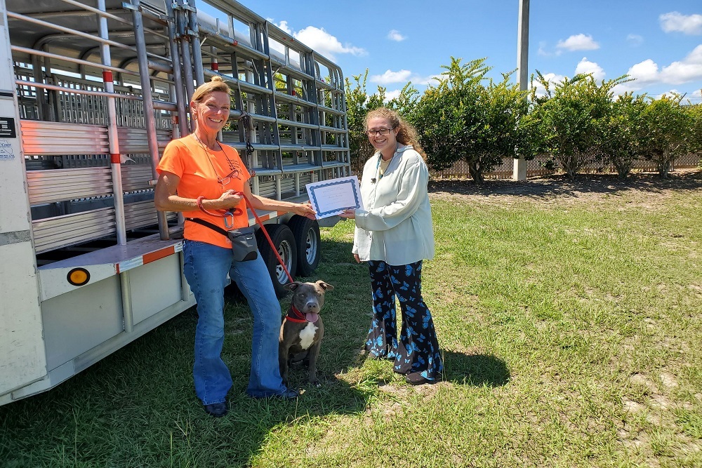 Animal Services Volunteer Recognized for Outstanding Service