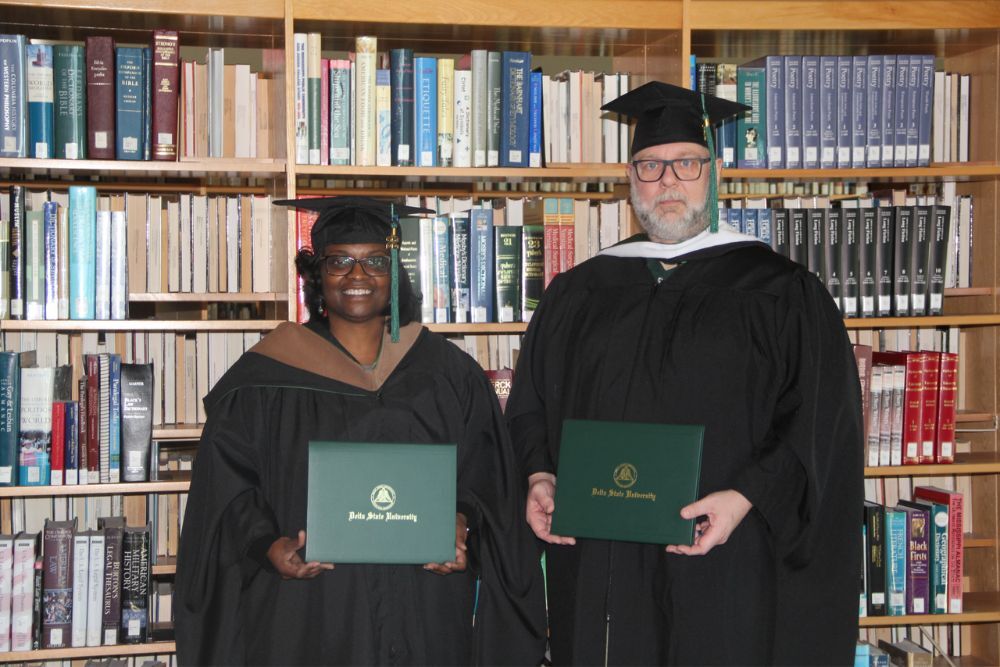Holmes’ Jones and Mack earn graduate degrees from Delta State; Jones also receives fellowship