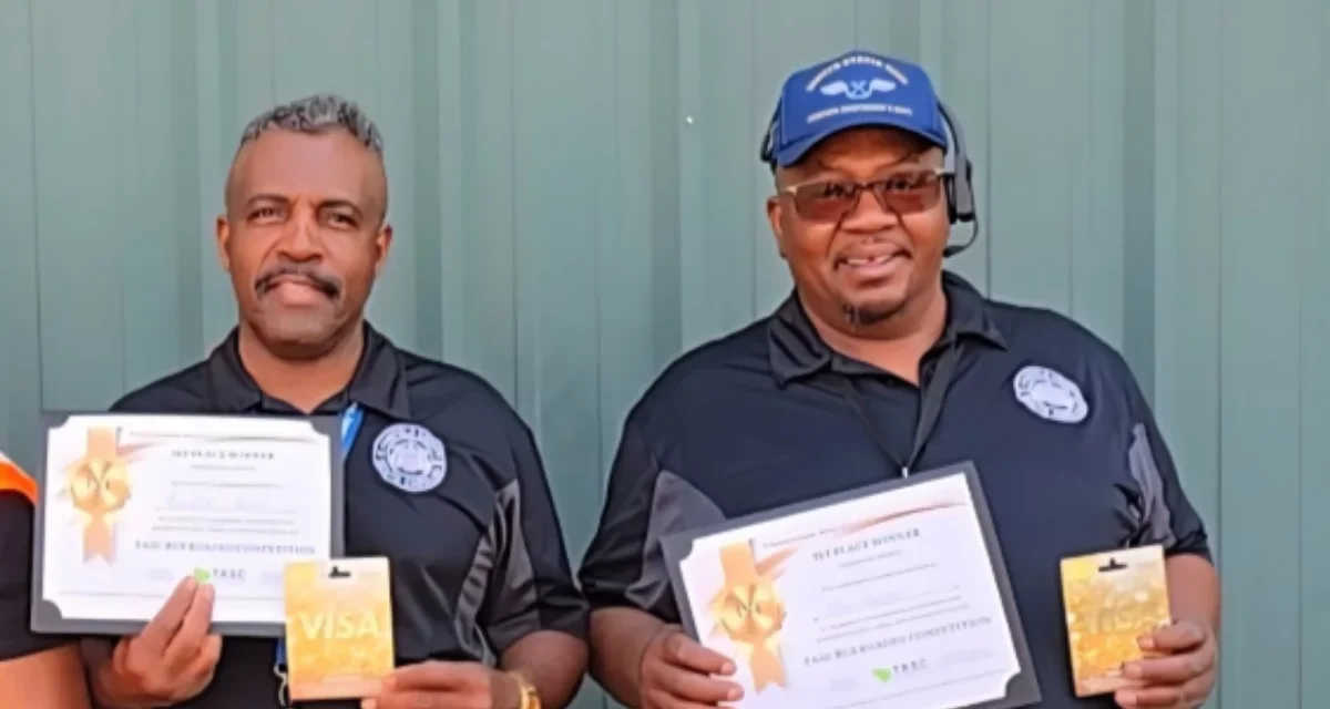 Colin Feaster and Randolph Davis of Fairfield County Transit placed first in the Roadeo