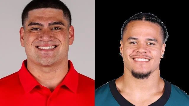 Mike Tauteoli and Cameron Latu