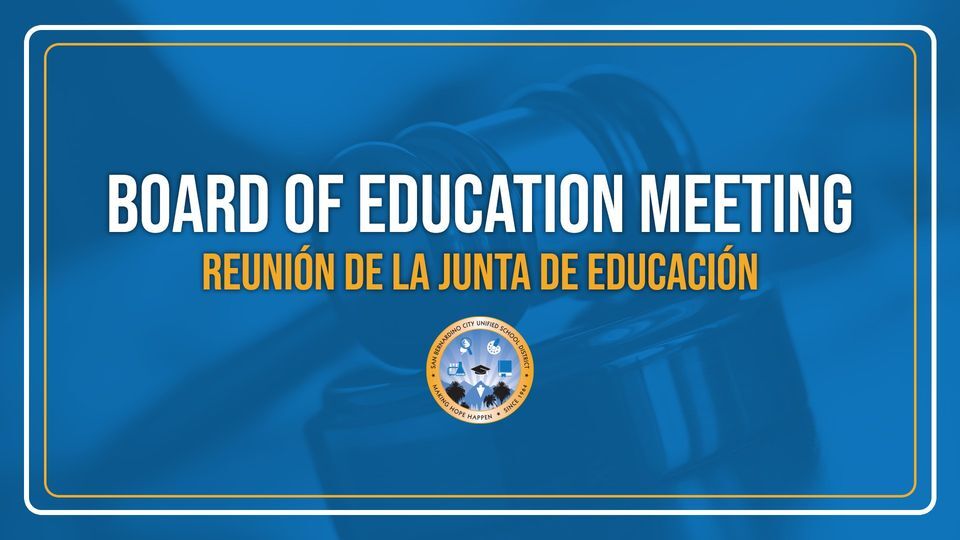 Board of Education Meeting on March 21