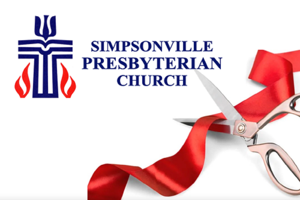 Ribbon Cutting with Simpsonville Presbyterian Church