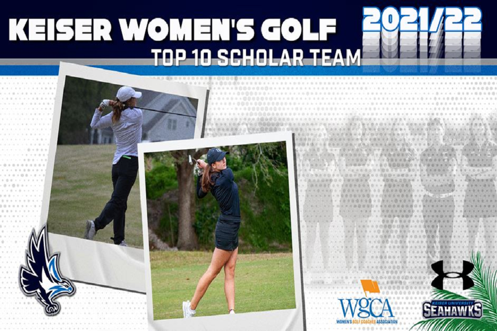 Keiser Women’s Golf Ranked No. 4 in WGCA Scholar Team Top 10 Keiser Women’s Golf Ranked No. 4 in WGCA Scholar Team Top 10