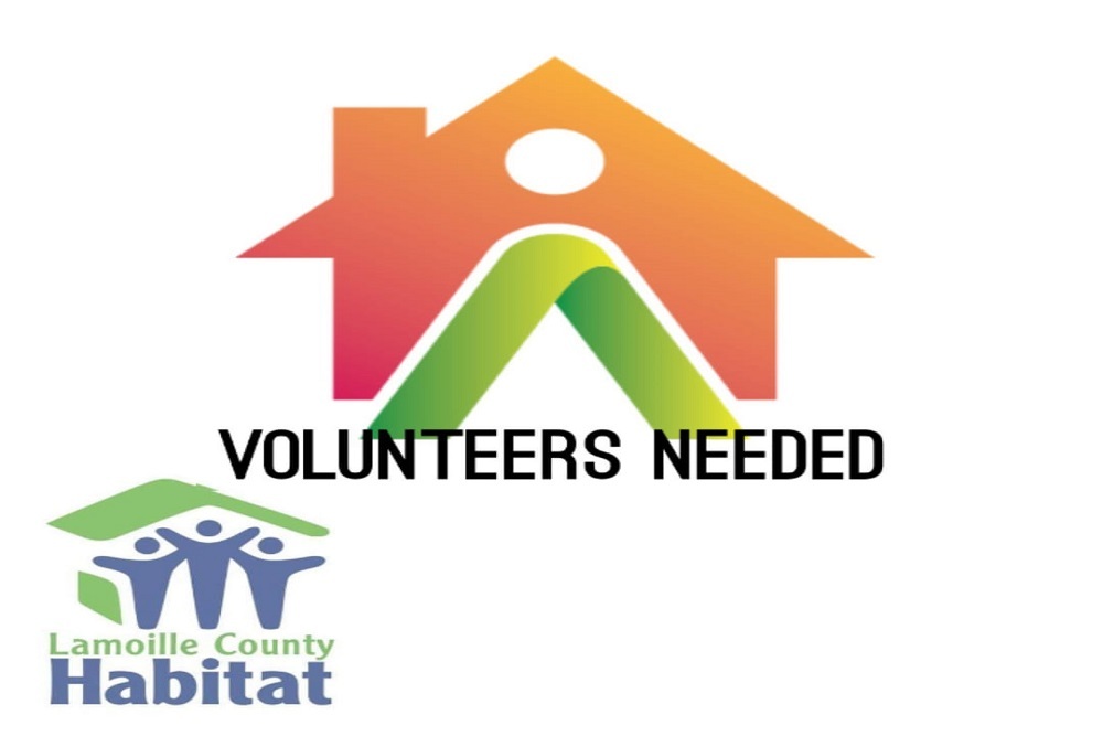 Lamoille Habitat For Humanity is looking for 6-8 volunteers