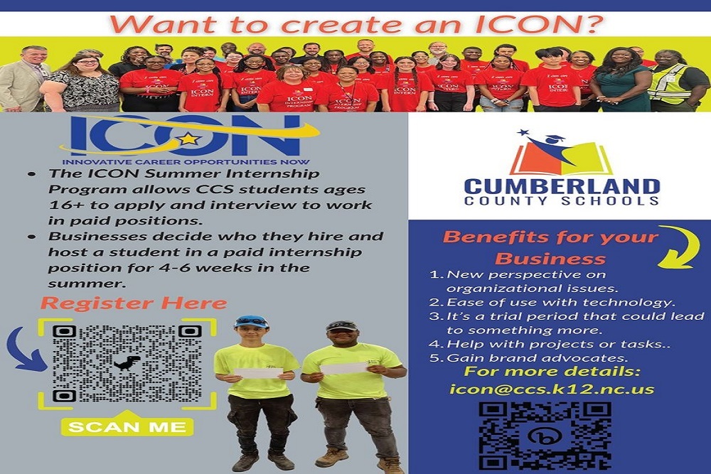 CUMBERLAND COUNTY SCHOOLS: ICON Summer Internship Program
