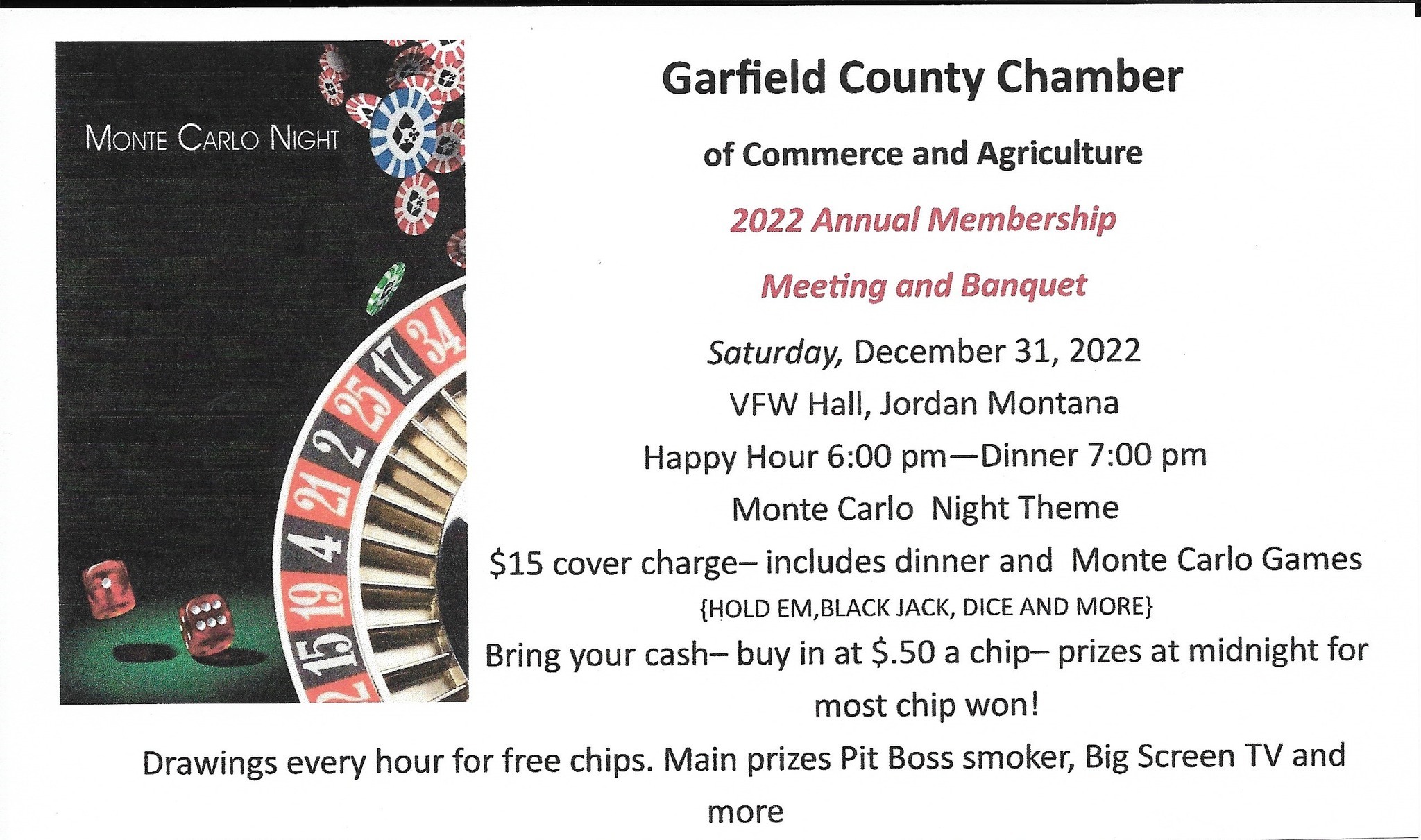 Garfield County Chamber: 2022 Annual Meeting and Banquet