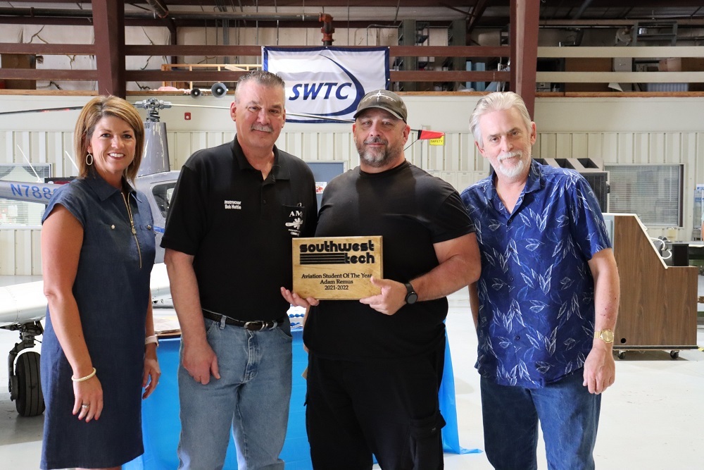 Southwest Technology Center 2021-2022 Aviation Student of the Year
