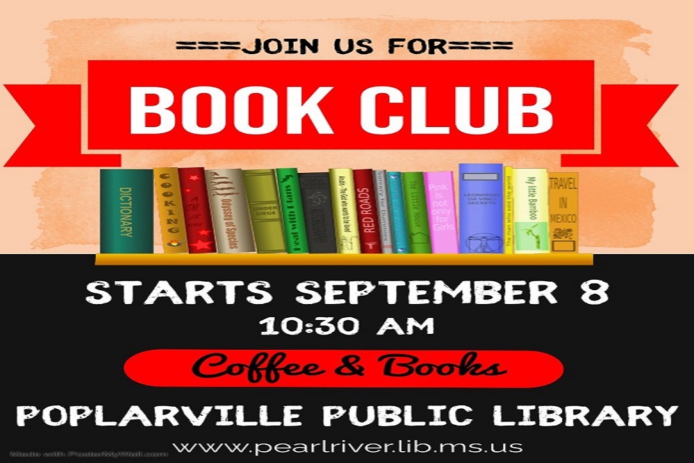 Pearl River County Library System – Book Club at Poplarville Public Library Pearl River County Library System – Book Club at Poplarville Public Library