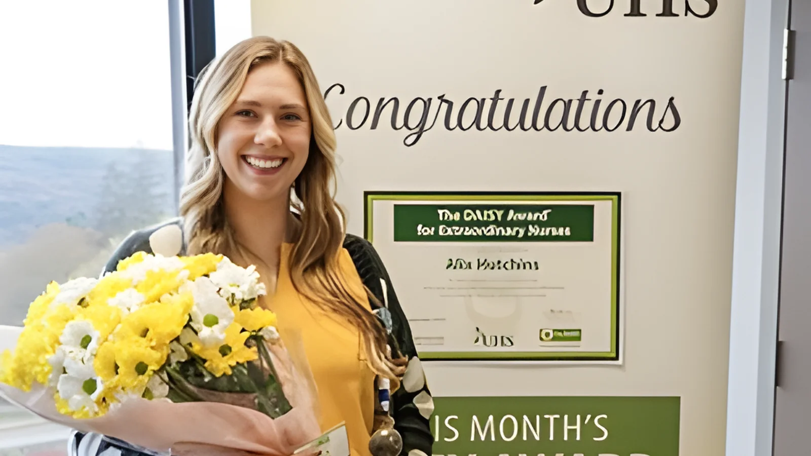 Alix Hutchins, September DAISY Award winner Alix Hutchins, September DAISY Award winner