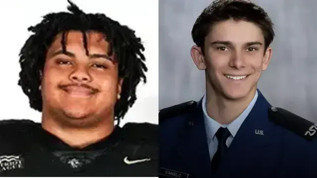 Sean Kabengele and Rocco D'Angelo