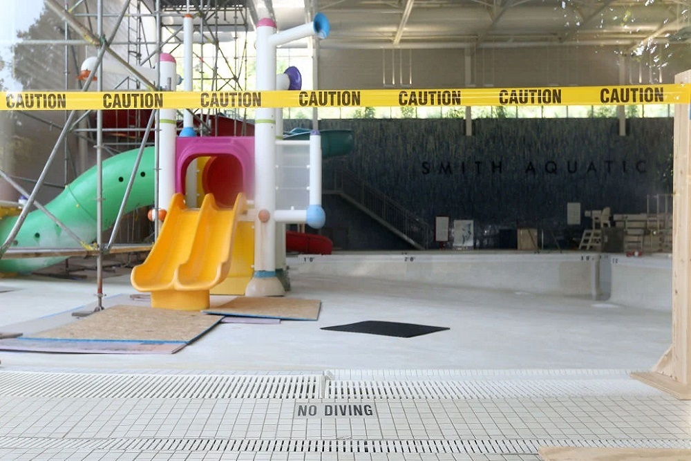 Smith Aquatic & Fitness Center will reopen on Tuesday, May 31