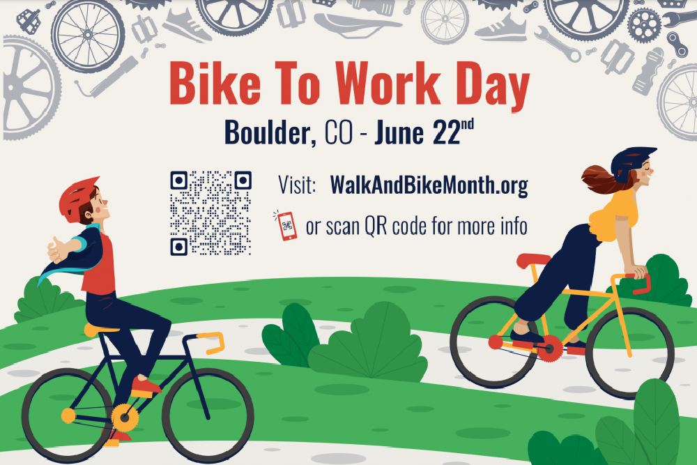 June is Walk and Bike Month in Boulder