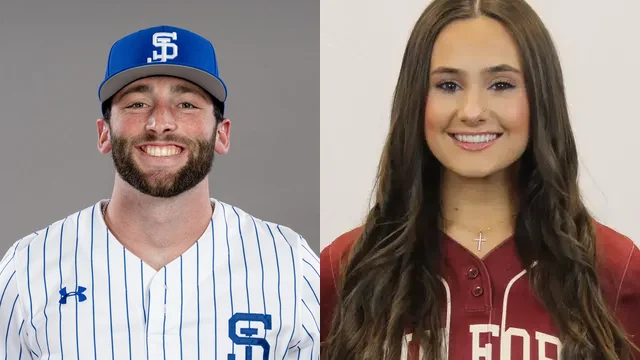 Which former South Guilford News area high school standouts will be in action on Tuesday, April 22?