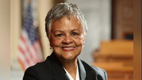 Rep. Bonnie Watson Coleman addresses town hall concerns and criticizes GOP budget proposals