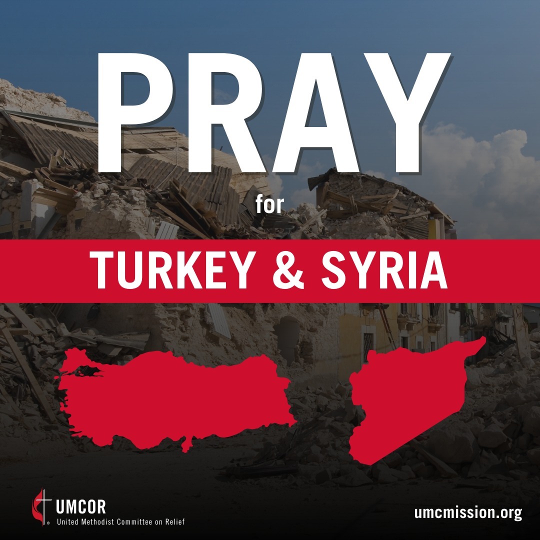 Pray for Turkey and Syria