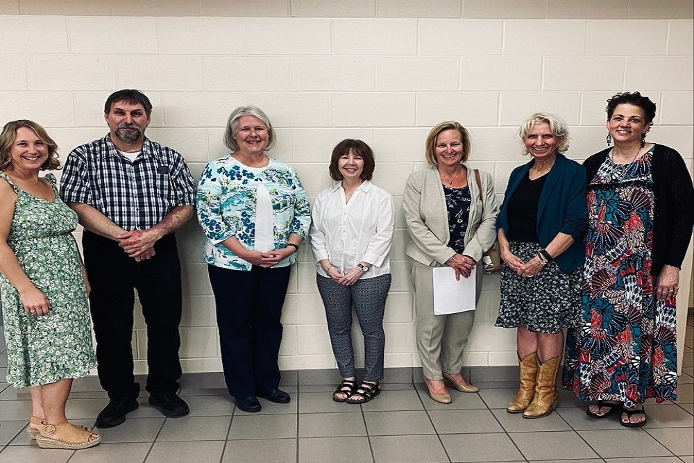 Board of Education recognized teachers and staff who will be retiring this year