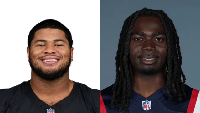 Jonah Laulu and Rhamondre Stevenson