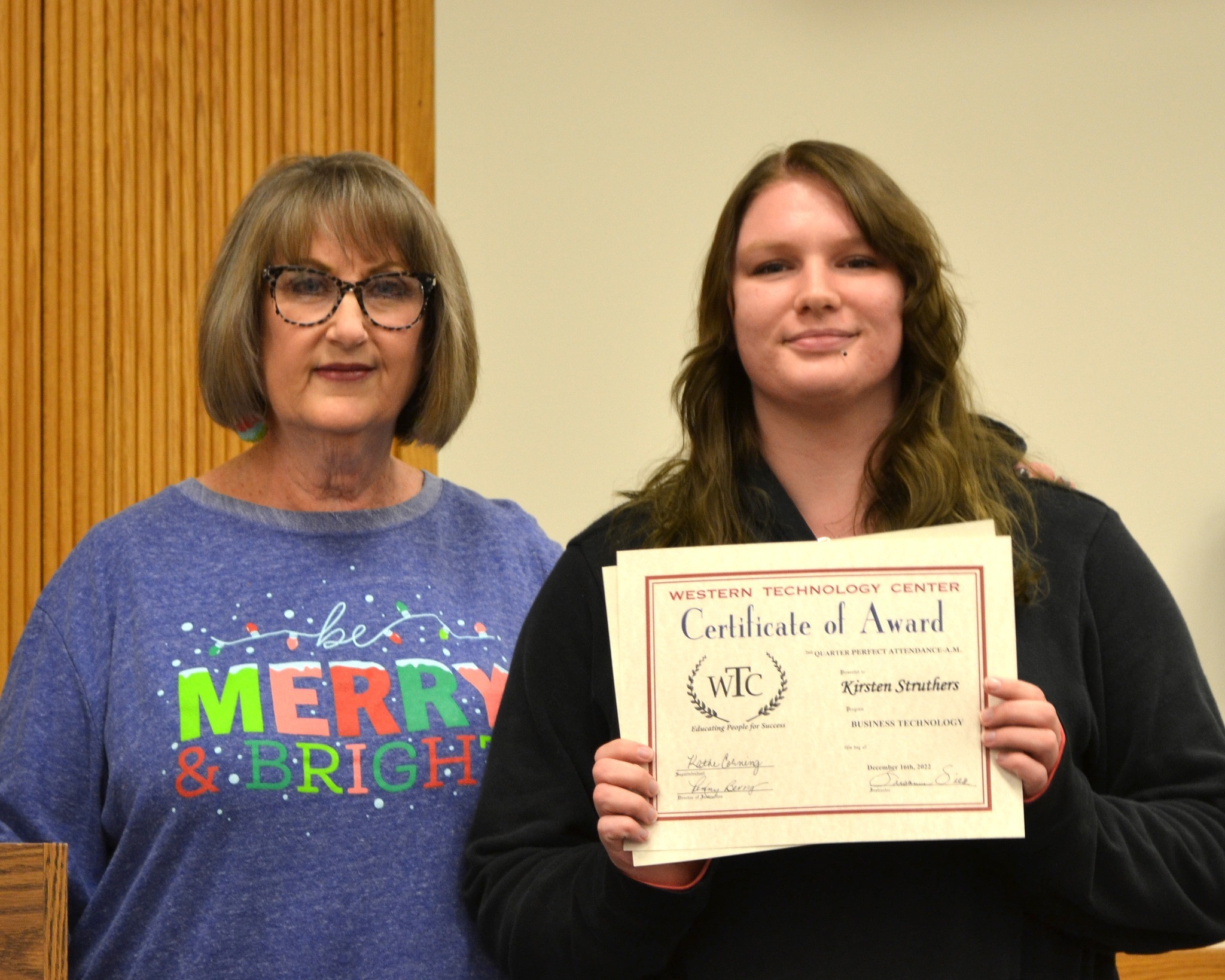Western Technology Center Awards Assembly