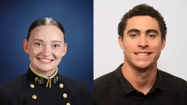 Abby Steele and Caleb Reynolds