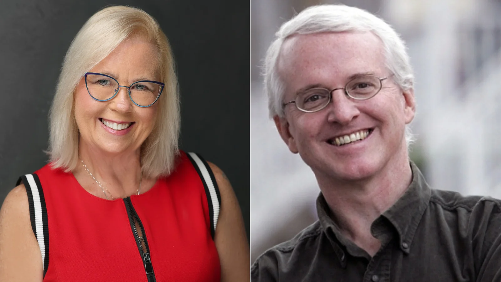 Kerri Smith, president, South Carolina Federal Credit Union, left, and Martin Eakes, founder, Self Help Credit Union and Center for Responsible Lending