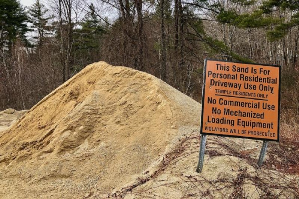 Town of Temple: Sand Available Free for Temple Residents