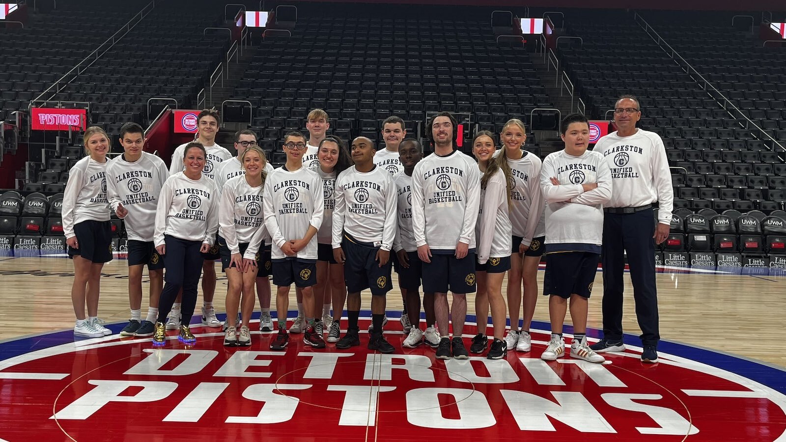 ‘These players get a great experience,’ says Coach Gualtieri of the Clarkston Unified Basketball team