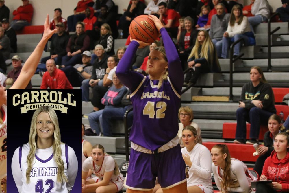 No. 2-Seed Carroll Women Erase 11 Point Halftime Deficit, Advance to Sioux City