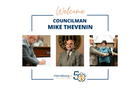 TOWN OF HARRISBURG: Welcome, Councilman Thevenin! TOWN OF HARRISBURG: Welcome, Councilman Thevenin!