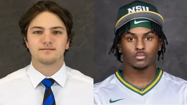 Which former South Guilford News area high school standouts will be in action on Sunday, April 13?