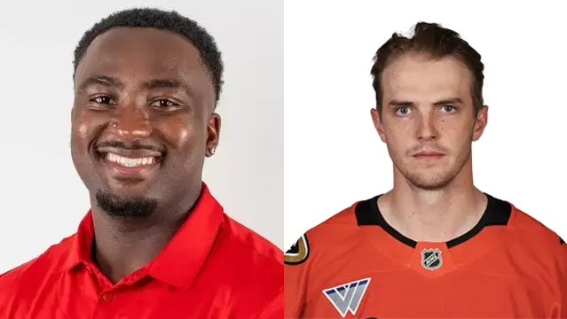 Tim Thomas and Troy Terry