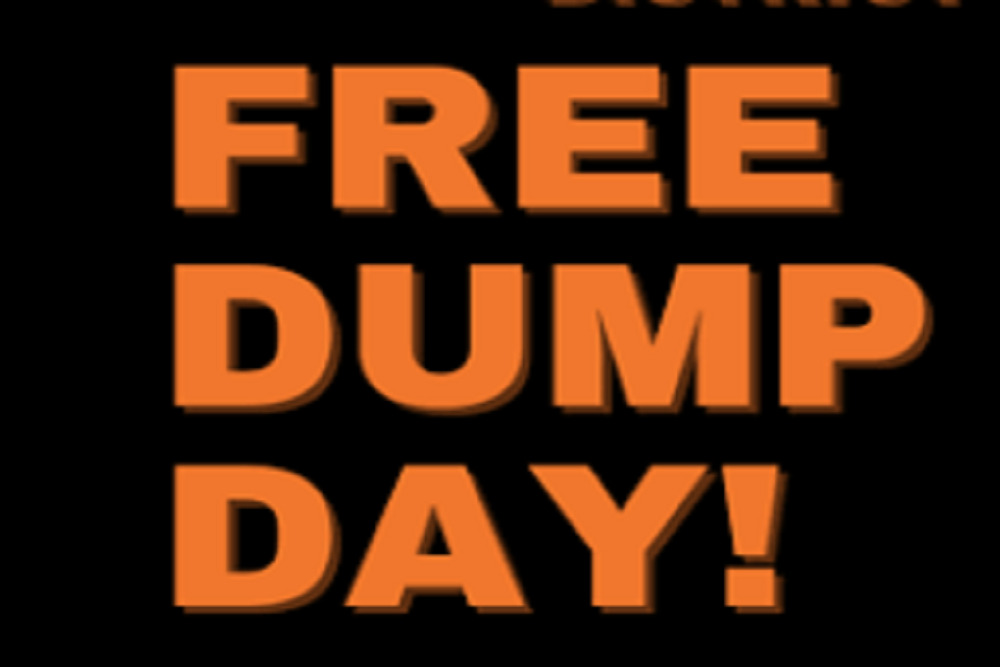 FREE DUMP DAY – May 14, 2022 FREE DUMP DAY – May 14, 2022