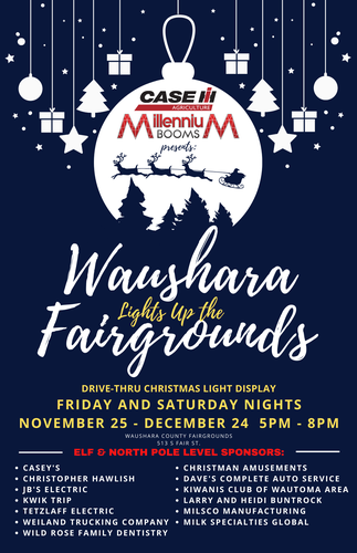 Waushara Lights Up The Fairgrounds on December 24