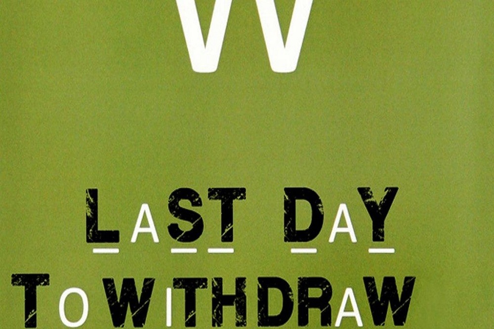 Last Day To Withdraw From Early-6 Courses to be held June 3
