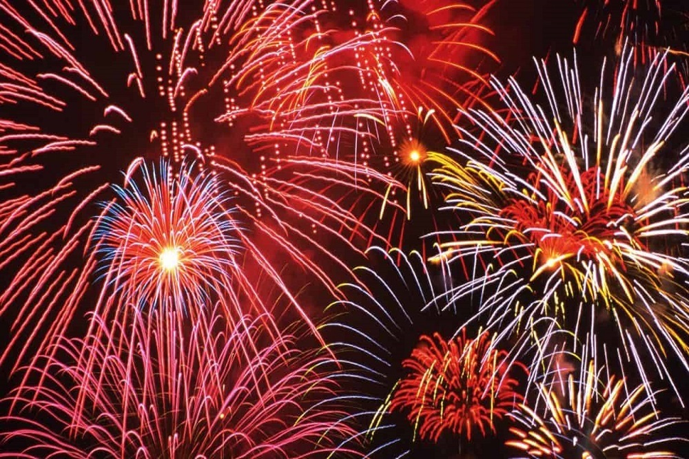 Independence Day Parade & Grandstand Show And Festival Foods Fireworks