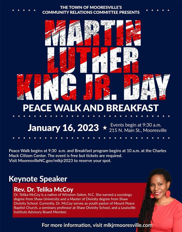 TOWN OF MOORESVILLE: Martin Luther King Jr. Day Peace Walk