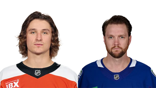 Trevor Zegras and Thatcher Demko