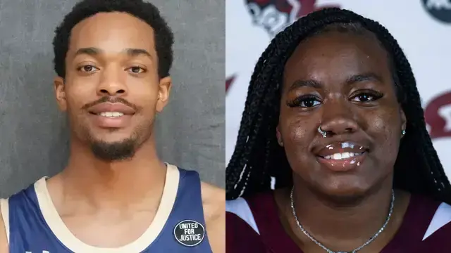 Justin Amadi and Genesis Young