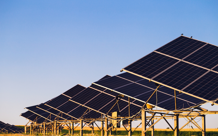 Solar panels installed at "La Catedral" stadium in Costa Rica. Solar panels installed at "La Catedral" stadium in Costa Rica.