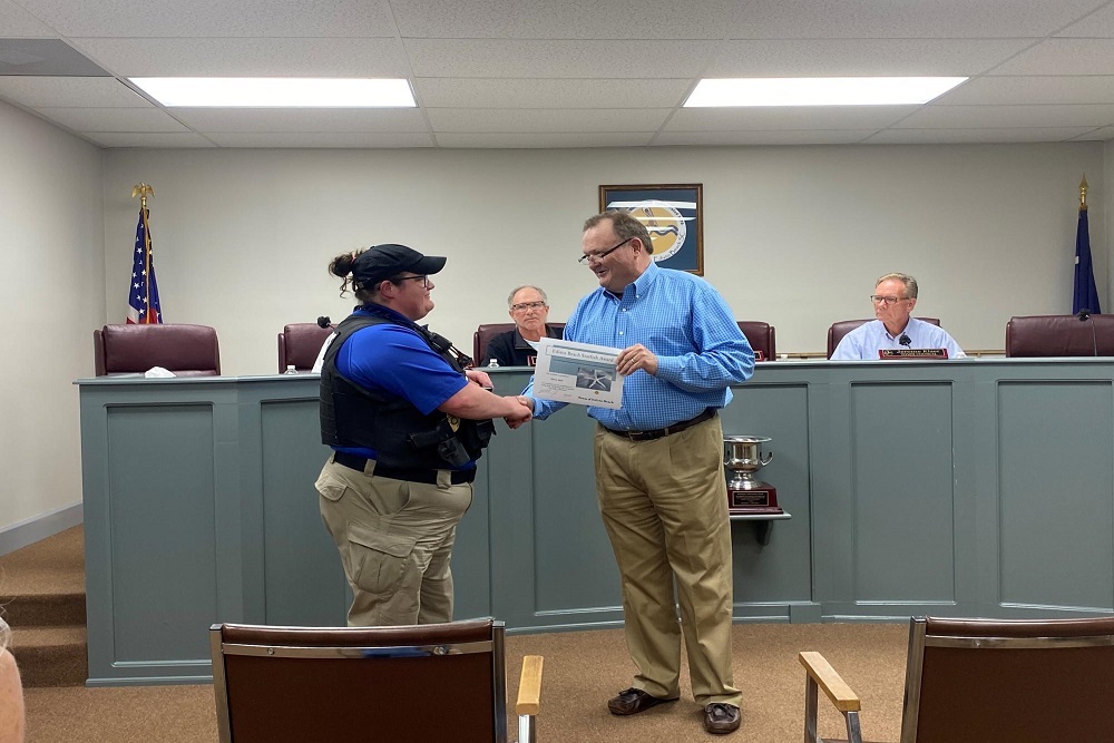Town of Edisto Beach: Officer Casey Herring Recognized