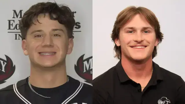 Which high school alumni from Midland Times area will play in games during the week starting Monday, April 6?