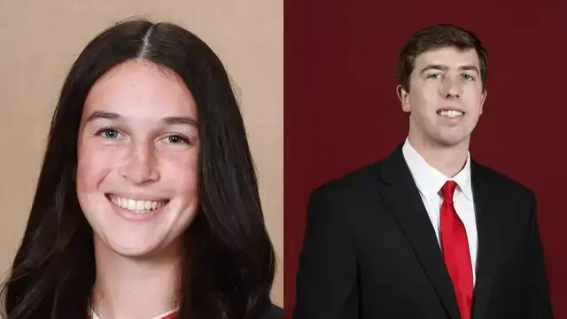 Ryan Huskey and Elise Strohm Ryan Huskey and Elise Strohm