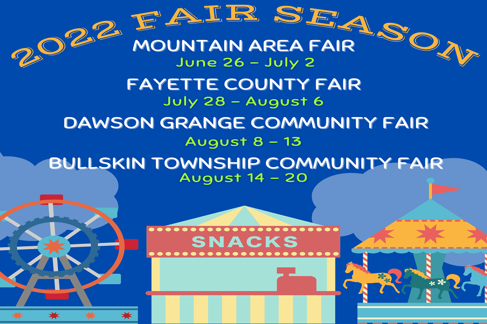 2022 Fair Season Schedule