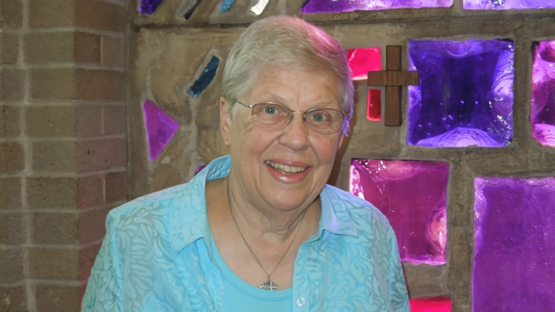 Sister Virginia Honish, member of the Sisters of the Divine Savior