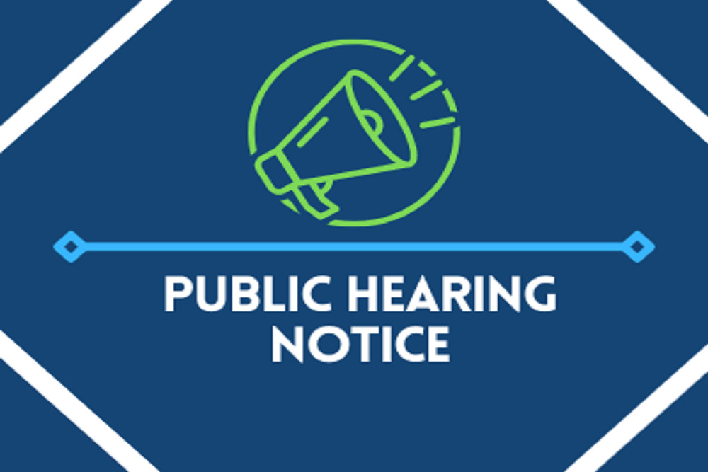 Notice of Public Hearing-Application for OPRA
