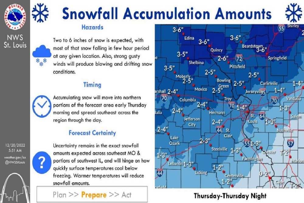 Jefferson County Health Department – Snowfall Accumulation Amounts