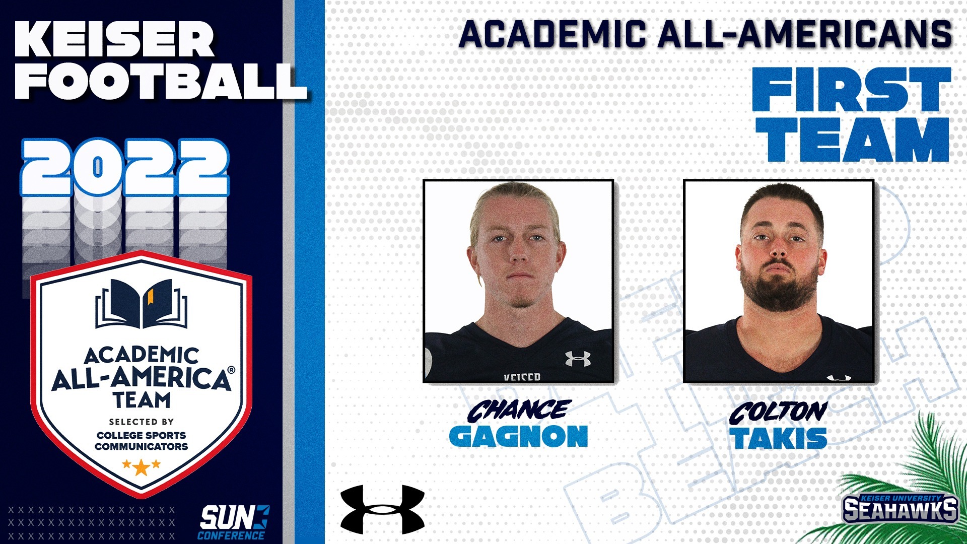 Gagnon and Takis Named CSC Academic All-Americans Gagnon and Takis Named CSC Academic All-Americans