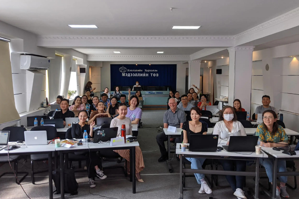 In Mongolia, VCU professor emeritus is teaching data journalism