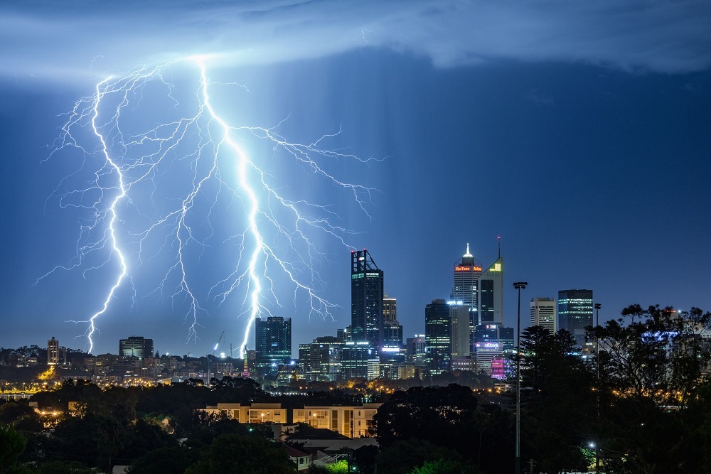 City of Crescent: City Hall was struck by lightning over the weekend